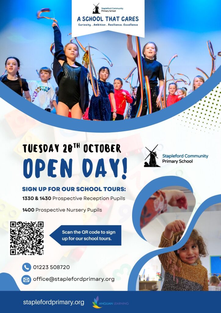 Reception and Nursery Open Day – 20th October 2026
